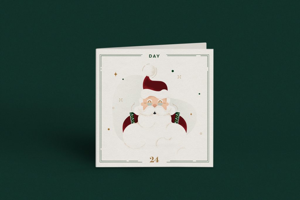 gelpi_design_christmas_postcard Gelpi Design Christmas postcard illustration