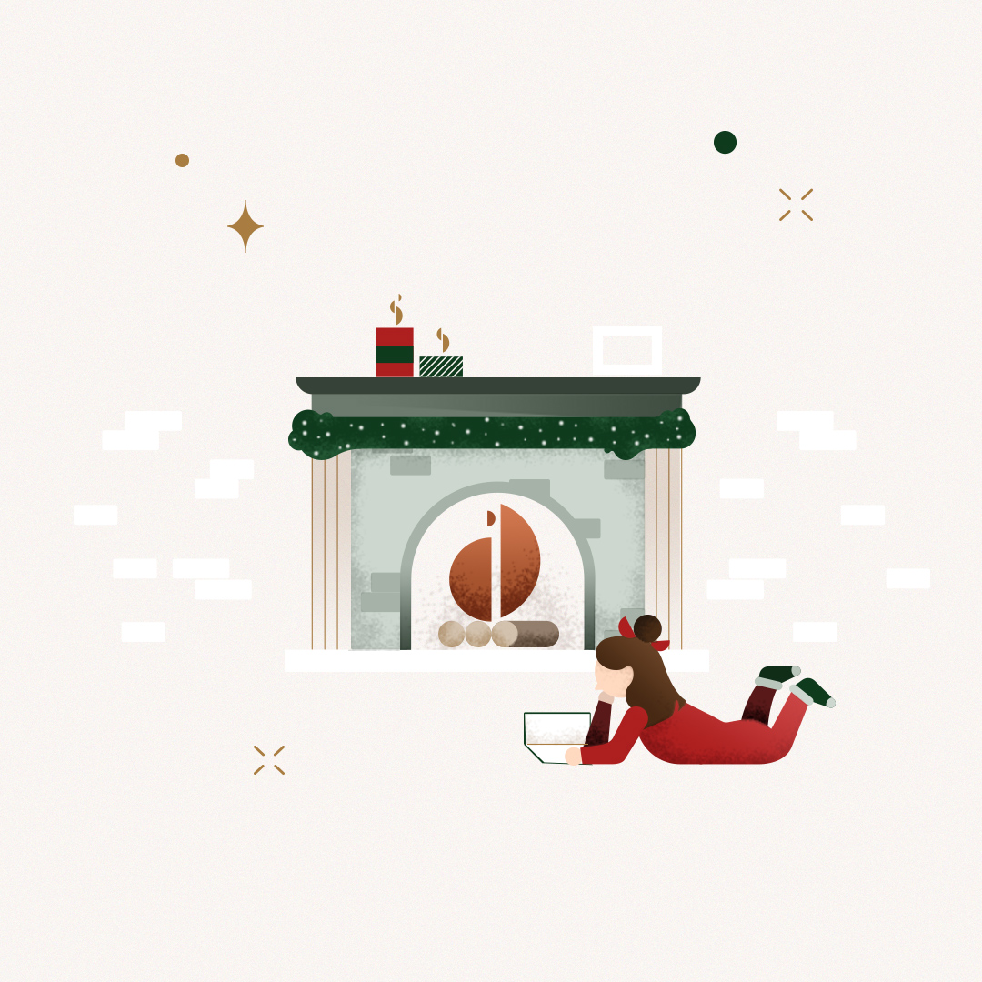 Christmas illustration by Gelpi Design