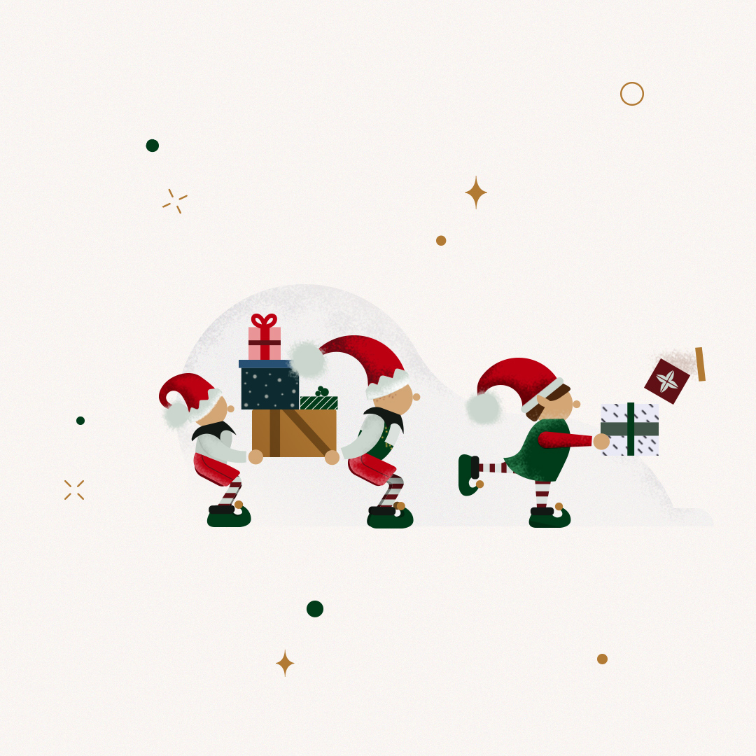 Christmas illustration by Gelpi Design