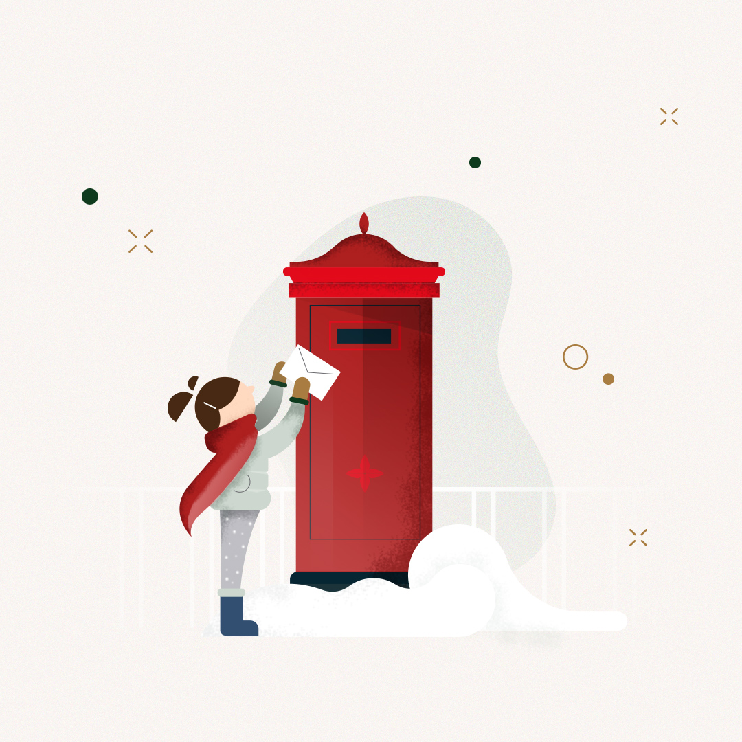 Christmas illustration by Gelpi Design