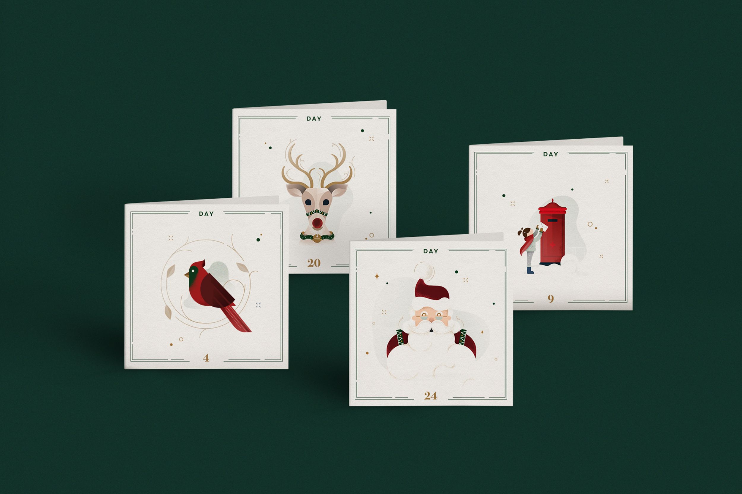 Christmas illustration by Gelpi Design