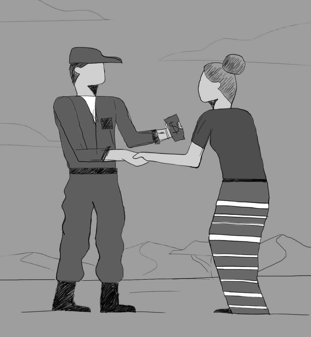 Gelpi illustration sketches